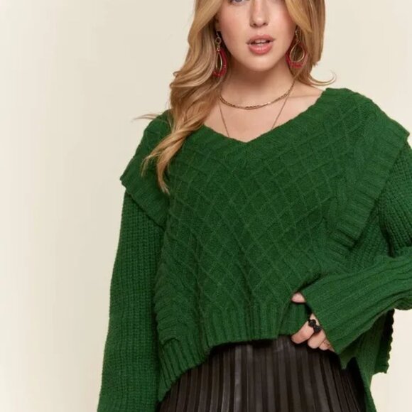 ✨NWT ADORA Ruffle Detail Adorable Sweater - Picture 5 of 8